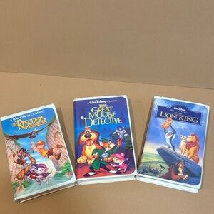Walt Disney Classic VHS Set of three